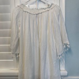 Chloah off the shoulder white dress